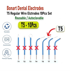 Électrodes dentaires Bonart ART-E1 T5 à pointe filaire standard en acier inoxydable, instruments chirurgicaux, 10 pièces, réutilisables, autoclavables, pour usage hospitalier - Product Image 4