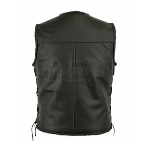 Chaleco de Cuero para Hombre, Precio al por Mayor 2026, Nuevo Modelo, Chaleco de Cuero para Hombre Hecho a Medida, Chaleco de Cuero para Hombre en Venta - Product Image 3