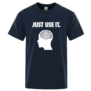 Camiseta para Hombre de Alta Calidad, 100% Algodón, Diseño Divertido Estampado, Casual, Holgada, Cuello Redondo, Estilo Hip Hop - Product Image 6