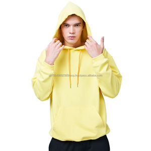 Sweat à capuche oversize en molleton épais 100% coton de haute qualité pour homme, personnalisable avec logo - Product Image 3