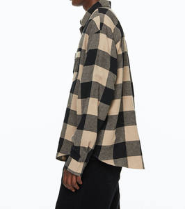 Chemises pour hommes en marque privée, vêtements décontractés, col rabattu, manches courtes, coupe ajustée, taille personnalisée, design tendance, chemise décontractée - Product Image 2