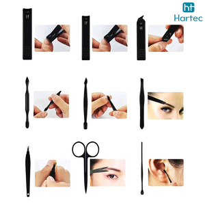 Juego de Manicura y Pedicura Profesional de Acero Inoxidable de Primera Calidad, Color Marrón, Más Vendido en 2026, para el Cuidado Personal de Belleza - Product Image 3