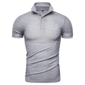 Camiseta Polo de Algodón con Bordado Casual para Hombre, Nueva de Alta Calidad 2025, Camiseta de Manga Corta - Product Image 1