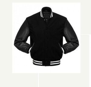 Vestes bomber universitaires vierges en gros pour hommes, vestes Letterman personnalisables par sublimation, vestes de baseball universitaires pour hommes - Product Image 4