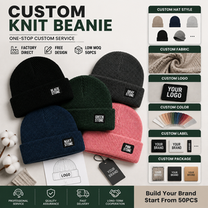 Premium Knit <b>Beanie</b> Warm Ribbed Cuffed Knitted <b>Beanie</b> <b>Hat</b> for <b>Men</b> Women Unisex Casual Streetwear Outdoor Winter Accessories - Product Image 6