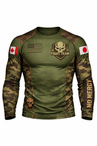 Camiseta de compresión de manga larga para hombre, de secado rápido, con protección UV, para natación, surf, entrenamiento deportivo - Product Image 3