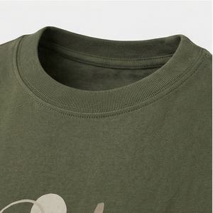 Camiseta de Algodón Oversize para Mujer, Estilo Urbano, con Logotipo Personalizado, para Verano, Color Personalizado, Transpirable, Estilo Casual - Product Image 4