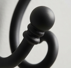 <b>Black</b> Color Coated Finished Wall Mounted Hanging <b>Hooks</b> Metal With Unique Design Perfect For Stylish Home Decoration Use <b>Hook</b> - Product Image 2