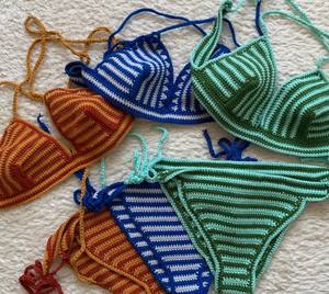 PATRONE DE CROCHET, Patrone de bikini Striper, Bikini classique, Patrone de maillot de bain deux pièces au crochet - Product Image 2