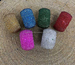 Servilleteros de madera clásicos para decoración de mesa festiva, configuración de mesa de comedor para el hogar o arreglos de boda - Product Image 3