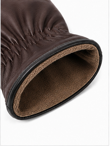 Gants en cachemire et laine tendance pour hommes et femmes, mitaines chaudes d'hiver compatibles écran tactile, doublure polaire douce, gants habillés, vente en gros, logo personnalisé - Product Image 5