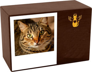 Hot Selling Wooden Urn Box <b>for</b> Pet <b>Ashes</b> Wood Cremation Urns <b>for</b> Cat and Dog <b>Ashes</b> Rosewood Urns at Low Price - Product Image 3