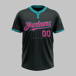 Maillots de baseball unisexe, vente en gros OEM de logo personnalisé, fabricant de sublimation, uniforme scolaire de baseball avec impression personnalisée - Product Image 3
