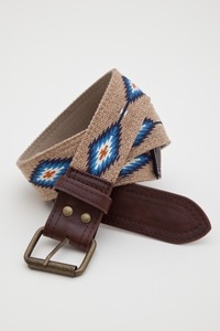 Ceinture en sangle extensible avec garniture en cuir pour hommes et femmes de Divine International - Product Image 4