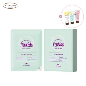 Masque en tissu anti-âge Rivecowe aux peptides avec Hexapeptide-8 et Adénosine 25ml pour hydrater le visage, nettoyer en profondeur, tous types de peau - Product Image 1