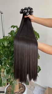 Paquetes de cabello humano liso natural virgen con cutícula alineada, cabello vietnamita de la mejor calidad, envío rápido - Product Image 2