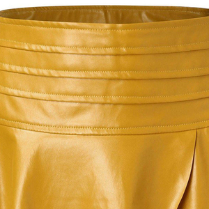 กระโปรงหนังแท้เอวสูงคุณภาพสูงสำหรับผู้หญิง ทรงตรงยาวระดับเข่า เหมาะสำหรับงานทางการ ระบายอากาศได้ดี เป็นมิตรกับสิ่งแวดล้อม ทรงเข้ารูป ดูเป็นธรรมชาติ - Product Image 6