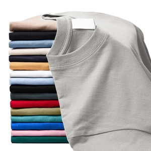 T-shirt décontracté en maille pour homme, col rond, manches courtes, impression personnalisée, 100 % coton, coupe classique, multicolore, respirant, séchage rapide - Product Image 5