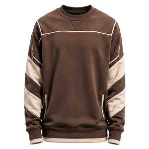 Sweat-shirt à col rond pour homme, impression personnalisée, broderie, polaire premium, pull-over décontracté, vêtements de sport, streetwear, fabricants OEM pour hommes - Product Image 1