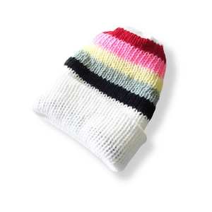 Nuevas gorras impermeables personalizadas unisex de color sólido, gorros cálidos de punto para invierno, gorros de ciclismo con efecto tie-dye. - Product Image 5