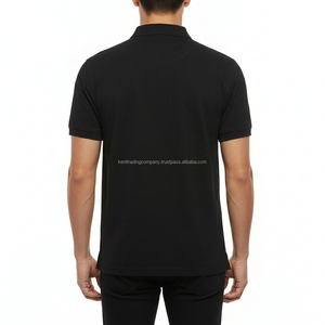 Camiseta Polo de Piqué 100% Algodón con Logotipo Personalizado al por Mayor, Camiseta Polo Lisa para Hombre, Camiseta de Golf de Manga Corta Transpirable de Alta Calidad - Product Image 5