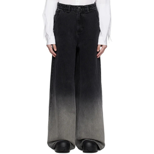 <b>Men</b>’s Premium Baggy <b>Jeans</b> Modern <b>Relaxed</b> <b>Fit</b> Wide Leg Denim Trousers Vintage Wash Casual Streetwear Pants - Product Image 1