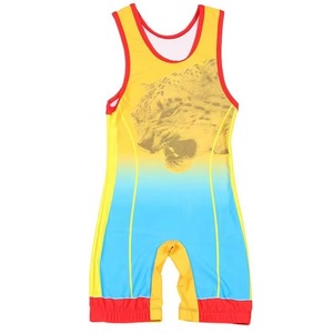 Digital Printing Quick Dry Breathable Lightweight Unisex Adult Wrestling <b>Singlet</b> with Custom Logo and Wrestling Gear - Product Image 5
