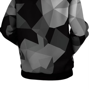 Ce sweat à capuche graphique pour homme est un sweat à capuche imprimé original pour hommes et femmes. Il présente un motif 3D et des poches. - Product Image 3