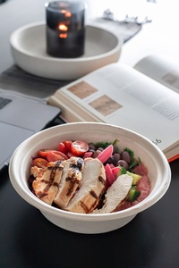 Hot Selling Unbleached Bagasse <b>Bowl</b> for Sustainable Catering and Event Food Service 24oz <b>Bowl</b> for <b>Rice</b> <b>Bowls</b> Pasta & Curry Dish - Product Image 2