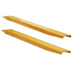 Extension per forcella per Pallet in acciaio al carbonio con larghezza di 60 \ "lunghezza 4.5 \" 1 paio di accessori per carrelli elevatori gialli - Product Image 1