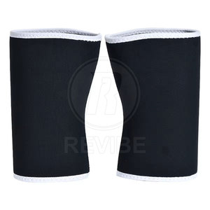 Advanced Breathable Flexible Support Nylon/Polyester Unisex <b>Knee</b> Sleeves for Strength Training and Fitness - Product Image 6