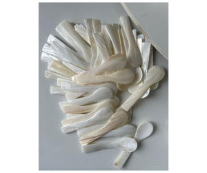 Cuillère en coquillage artisanale pour le service raffiné du caviar dans les établissements de haute gastronomie - Product Image 6