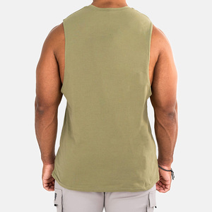 Débardeur Homme Sans Manches à Motif Dessin Animé, Style Urbain, Coupe Musclée, Broderie, Tricoté en Coton et Fibre de Bambou - Product Image 4