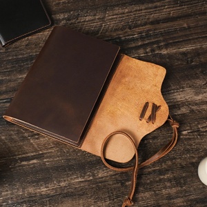 Soft Touch Leather Heavy Duty Smell Proof Protection A5 Refillable Journal Case Notebook Holder for Writing LNBC-0130 - Product Image 3