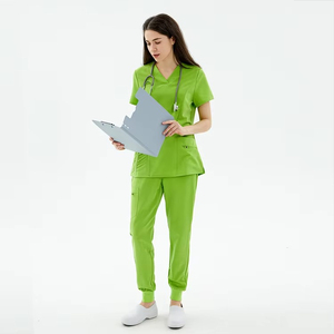 ชุดยูนิฟอร์มพยาบาลโรงพยาบาลสไตล์ใหม่ ลายพิมพ์ทันสมัย ชุดสครับแบบ unisex - Product Image 6