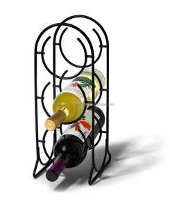 High-Density Floor-Standing <b>Metal</b> Wine Rack - Heavy-Gauge Steel Commercial Bottle Storage <b>Grid</b>-B2B Wholesale Supply - Product Image 5