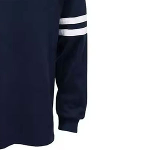 Camiseta de Rugby Personalizada con Rayas, Manga Larga, Piqué, de Alta Resistencia, para Hombre, Deportiva - Product Image 6