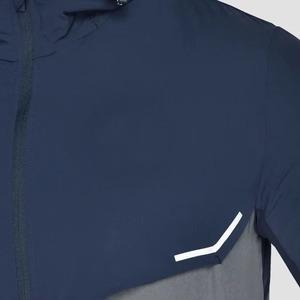 Men's Color Blocking Tracksuit Full <b>Zip</b> <b>Hooded</b> Sporty Style With Side Pockets Autumn Wear Regular Fit Spandex Polyester - Product Image 5