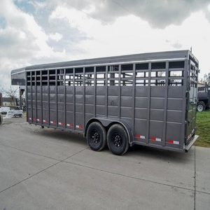Remolque para Ganado Económico Diseñado para el Transporte Seguro de Vacas, Caballos, Ovejas y Otros Animales de Granja con un Rendimiento Confiable en Carretera - Product Image 1