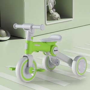 Nuevo <span class=keywords><strong>Triciclo</strong></span> para Bebés 3 en 1, Estilo Popular y Económico, para Niños de 1 a 6 Años, Unisex, Plegable con <span class=keywords><strong>un</strong></span> Clic, Ligero - Product Image 6