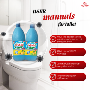 My Hao Eco-Friendly Color Safe <b>Bleach</b> Concentrated Multi Surface Cleaning Liquid For Floors Walls Toilets And Clothes Fast White - Product Image 5