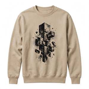 Heavyweight Fleece Crew neck <b>Sweatshirt</b> <b>Vintage</b> Acid Washed Street wear Graphic Pullover Casual Cotton Winter Apparel - Product Image 1