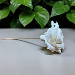 Flores de Madera Sola VADEE, Hechas a Mano, Sostenibles, de Madera de Rosa Sola, Tamaño 8.5 CM, Varilla de Fibra Vegetal de Sesbania VDXXX-078 TH - Product Image 6