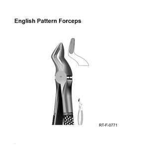 Forceps d'extraction ergonomiques de type anglais en acier inoxydable par Roboz Tech Pakistan - Product Image 3