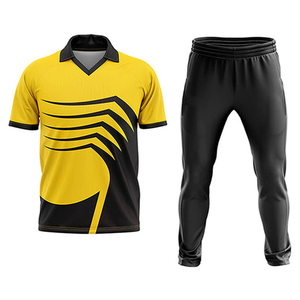 Best Selling Unisex Breathable Short Sleeve Polyester Cricket Uniform Customized Logo New Arrival Reasonable Price Men - Product Image 4