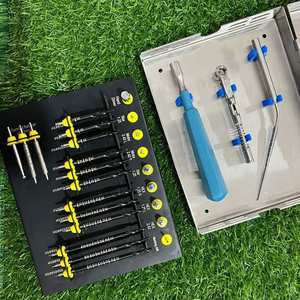 Kit Quirúrgico Zigomático Manual de 26 Piezas para Implantes Dentales, Brocas de Hueso Zigomático Reutilizables de Acero Inoxidable de Grado Quirúrgico, Astrin Surgical - Product Image 2