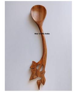 Ensemble de cuillères à salade en bois de manguier massif et résine, résistant au lave-vaisselle, pour fruits et salades, ustensiles de cuisine, prix d'usine - Product Image 6