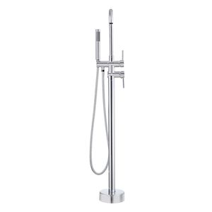 Rubinetto per vasca da bagno con doccia a pioggia, bocca girevole a 360° e due modalità di erogazione dell'acqua per vasca freestanding - Product Image 1