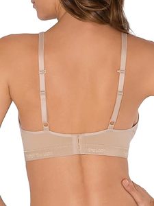 Wholesale Front Logo Breathable <b>Open</b> Back Brushed Women Yoga Gym <b>Bra</b> Activewear Racerback - Product Image 4