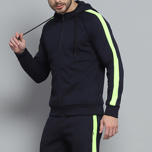Chándal 2 en 1 con Capucha para Hombre, 100% Algodón, Forro Polar, Transpirable, Bolsillos Ocultos, Estilo Casual para Otoño - Product Image 3